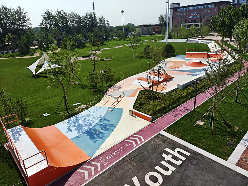 北京金融科技學院極限運動場